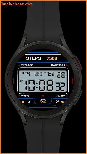 Retro watch face screenshot