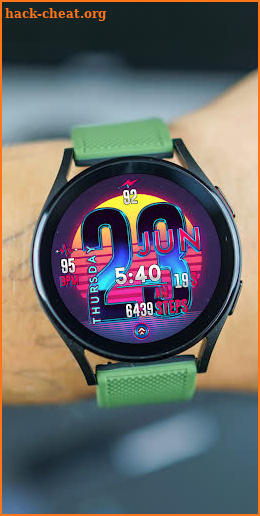 RETROWAVE 2022 Watch Face screenshot