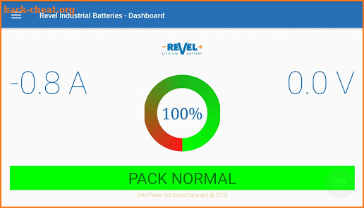 Revel Battery – Li Forklift Battery Management screenshot