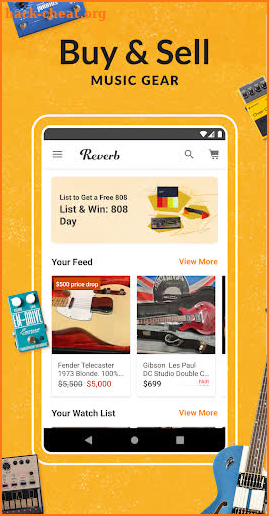 Reverb: Buy & Sell Music Gear screenshot
