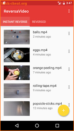 ReversaVideo: instant reverse video playback screenshot