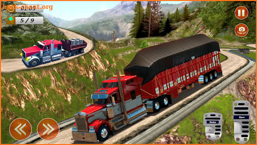 Reverse Cargo Truck Driver- Truck Transport Duty screenshot