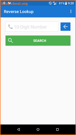 Reverse Lookup screenshot