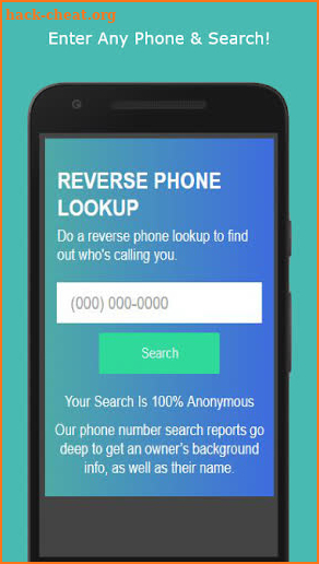 Reverse Number Lookup screenshot