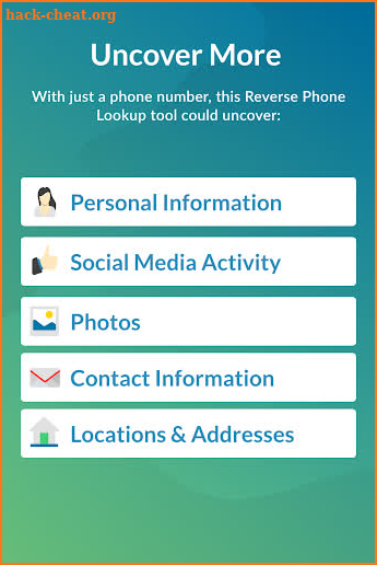 Reverse Phone Lookup Lite screenshot