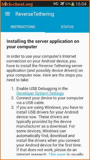 ReverseTethering NoRoot PRO screenshot