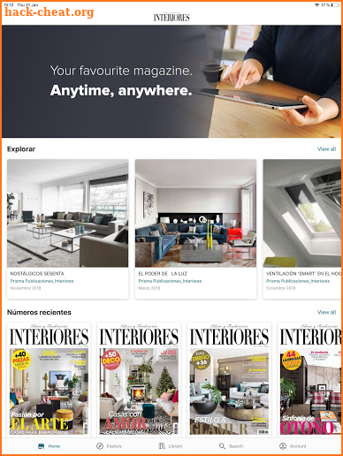 REVISTA INTERIORES screenshot