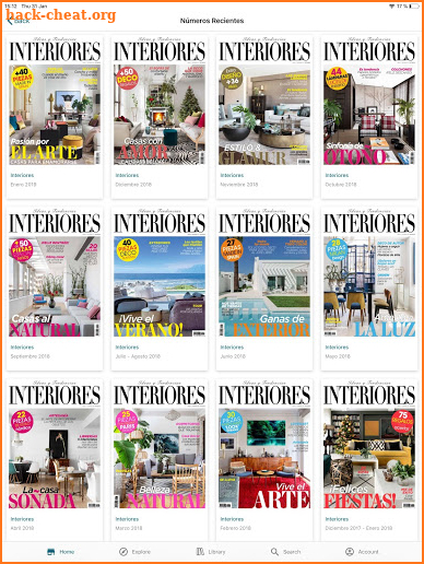 REVISTA INTERIORES screenshot