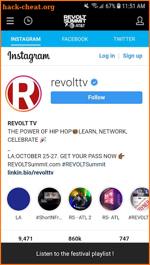 REVOLT SUMMIT X AT&T screenshot