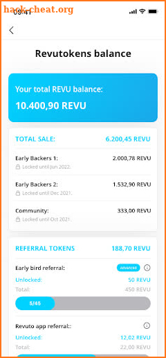 Revuto screenshot