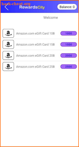 Rewards City screenshot