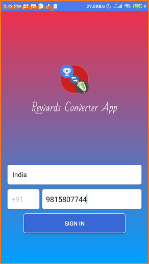 Rewards Converter App: Redeem Rewards screenshot