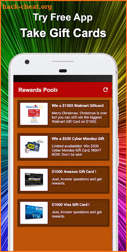 Rewards Pool App - Free Gift Cards and Prizes screenshot