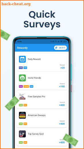 Rewardy - Money Paid Surveys:  screenshot