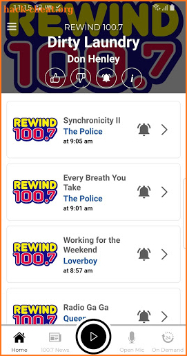 Rewind 100.7 screenshot