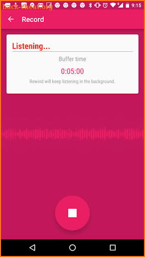 Rewind: Reverse Voice Recorder screenshot