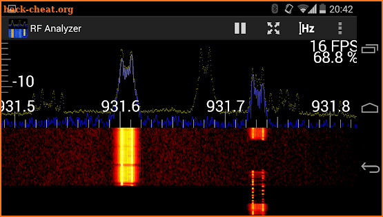 RF Analyzer screenshot