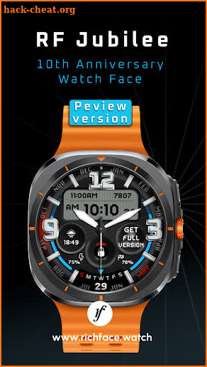 RF Jubilee Watch Face Preview screenshot