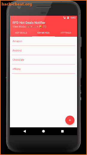 RFD Hot Deals Notifier screenshot