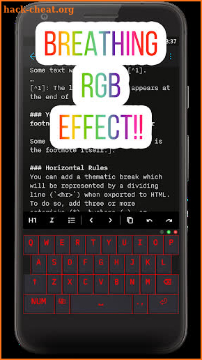 RGB Animated Backlit Mechanical Keyboard + Emojis screenshot