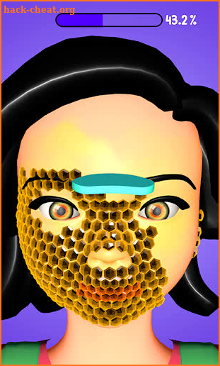 Rhinestone Makeup Removal Game screenshot