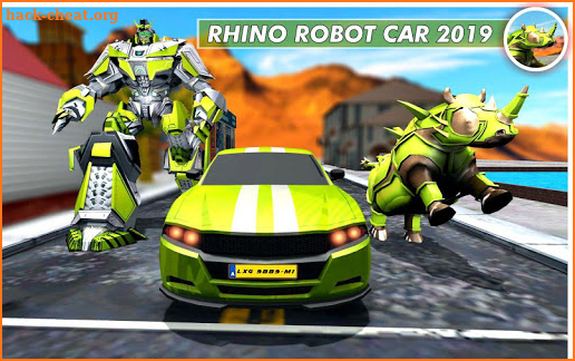 Rhino Robot Car Multi transforming Robot games screenshot