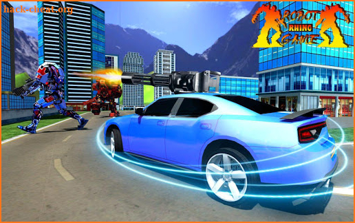 Rhino Robot Car Transformation: Robot City battle screenshot