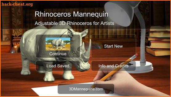 Rhinoceros Mannequin screenshot