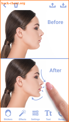 Rhinoplasty App: Nose Editor screenshot