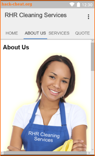 RHR Cleaning Services screenshot