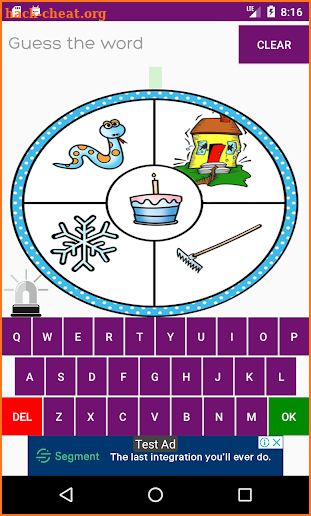 rhyming words - vocabulary builder quiz screenshot