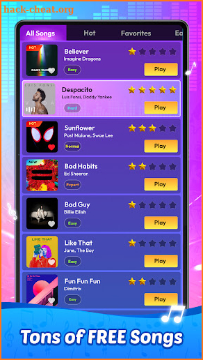 Rhythm Rush Lite-Be Piano Star screenshot