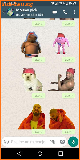 Ricardo Milos Stikers Momazos WAStickerApp memes screenshot