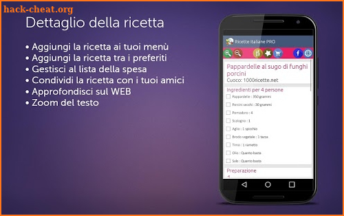 Ricette Italiane PRO screenshot