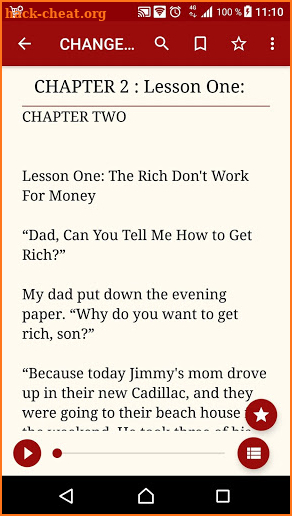 Rich Dad Poor Dad book screenshot