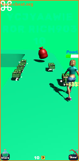 Rich Queen Money Body Run 3D screenshot