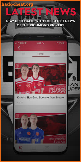 Richmond Kickers screenshot