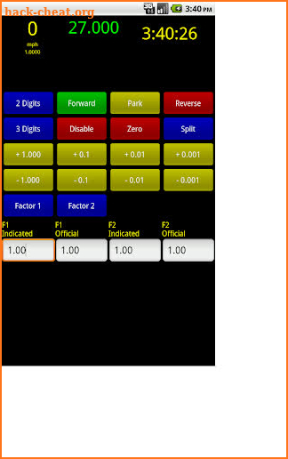 Richta Rally Odometer screenshot