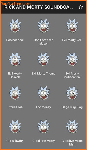 Rick and Morty Soundboard -Funny sounds screenshot