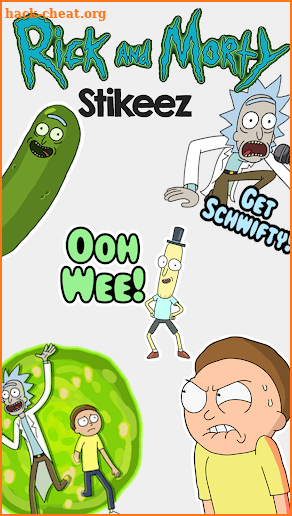 Rick and Morty - WhatsApp Stikeez screenshot