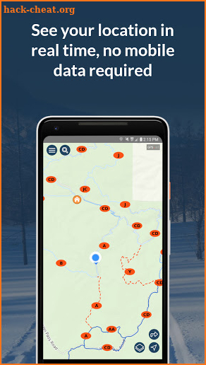 RideOn WYO Snowmobile Trails screenshot