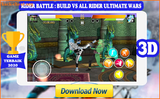 Rider Battle : Build Vs All Rider Henshin Fight 3D screenshot