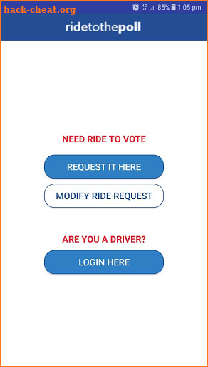 RideToThePoll screenshot