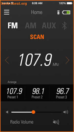 RIDGID™ Jobsite Radio screenshot