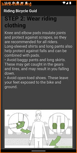 Riding Bicycle Guid screenshot