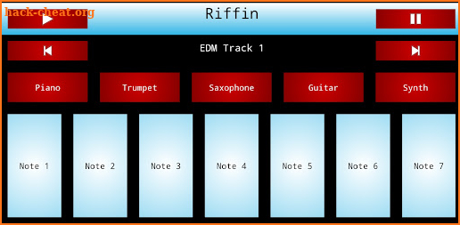 Riffin screenshot