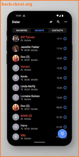 Right Dialer screenshot