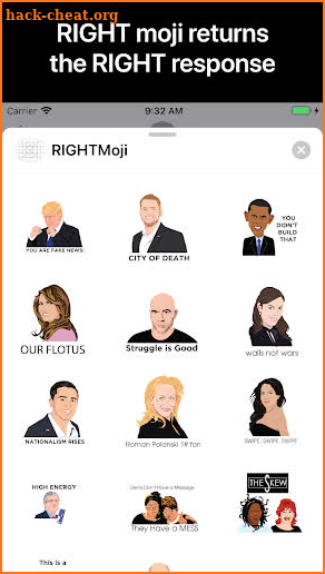 RIGHTMoji screenshot