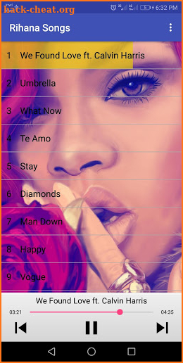 Rihanna Songs (without internet) screenshot