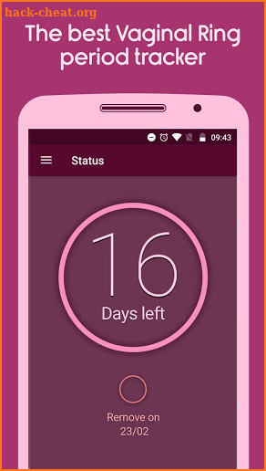 Ring Contraceptive Alert screenshot